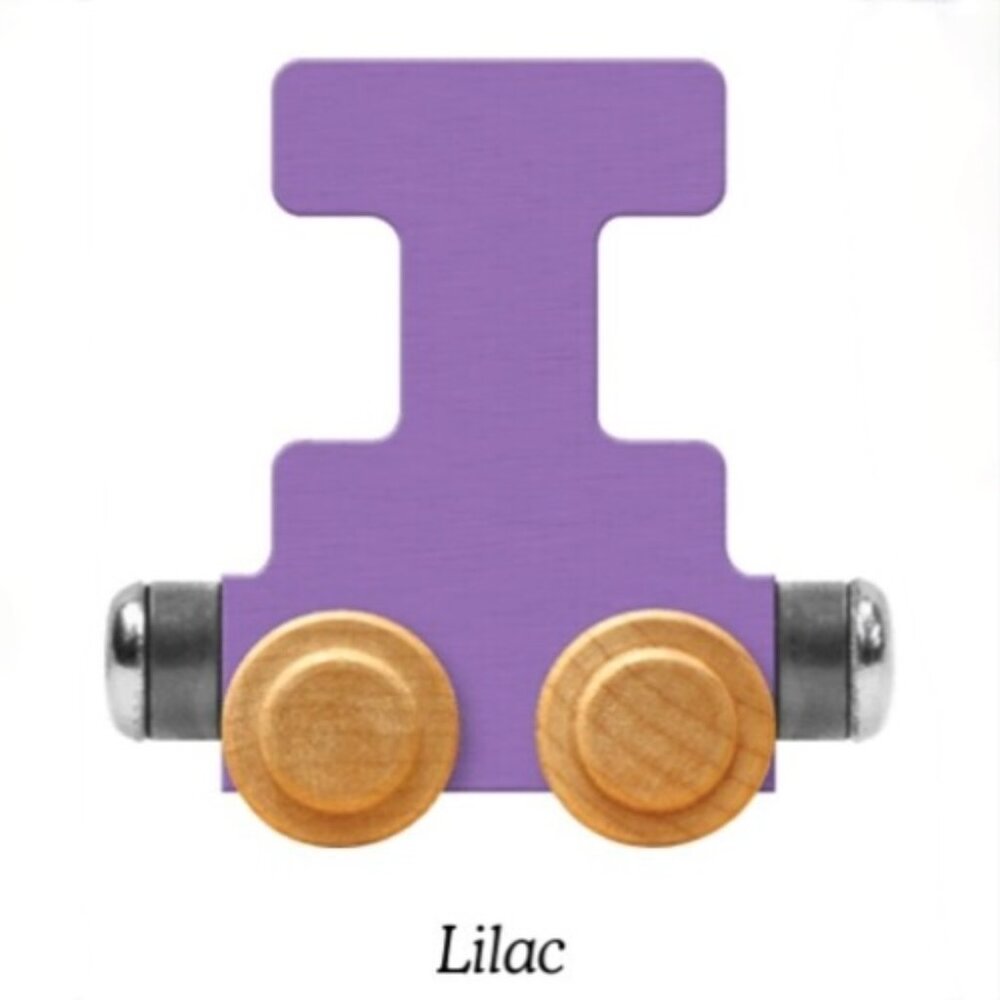 NWT NameTrains Pastel Letter "I" (Purple/Violet/Lilac)